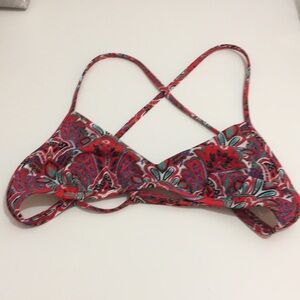 Red bikini top